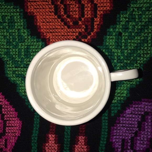 Anthropologie monogrammed gold trim mug - Picture 4 of 16